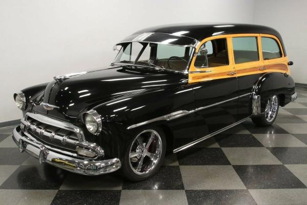 1952 Chevrolet Tin Woody Wagon Classic vintage chrome fuel injection