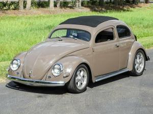 1957 Volkswagen Beetle Restomod Nutria Brown Survivor Classic Car