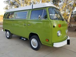 1977 Volkswagen CAMPER Limited Deluxe green Plaid Edition