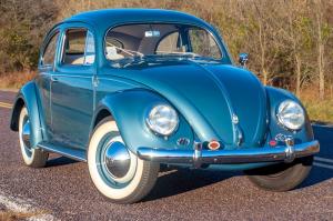 1954 Volkswagen Beetle Stratos Silver Classic Beetle Deluxe Sedan