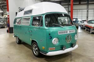 1972 Volkswagen Camper Westfalia Camper 71476 Miles Turquoise Van