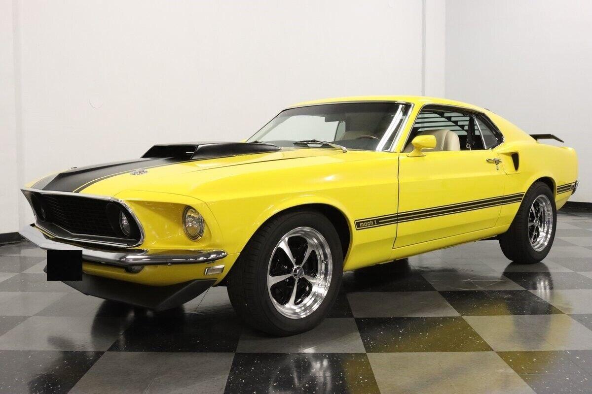 Cars - 1969 Ford Mustang Mach 1 Restomod 408 Stroker Screaming Yellow