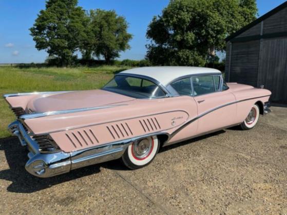 1958 Buick Limited Coupe flawless paint in original Reef Coral and arctic white