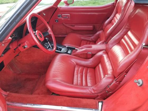 1980 Chevrolet Corvette Hatchback Red RWD Automatic