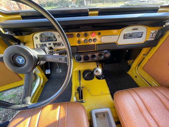 1980 Toyota FJ Cruiser SUV Yellow 4WD Manual
