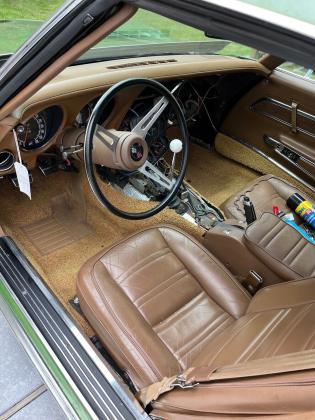 1972 Chevrolet Corvette Coupe Green RWD Manual