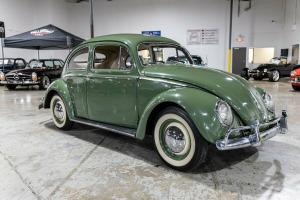 1955 Volkswagen Beetle Classic Reed Green 22352 Miles Manual
