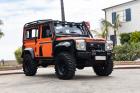 1991 Land Rover Defender 90 Diesel Hardtop w Safari Windows Orange